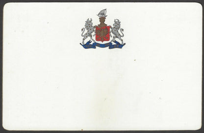 India Bhavnagar Imperial Service Lancers 1940s View Card with crest