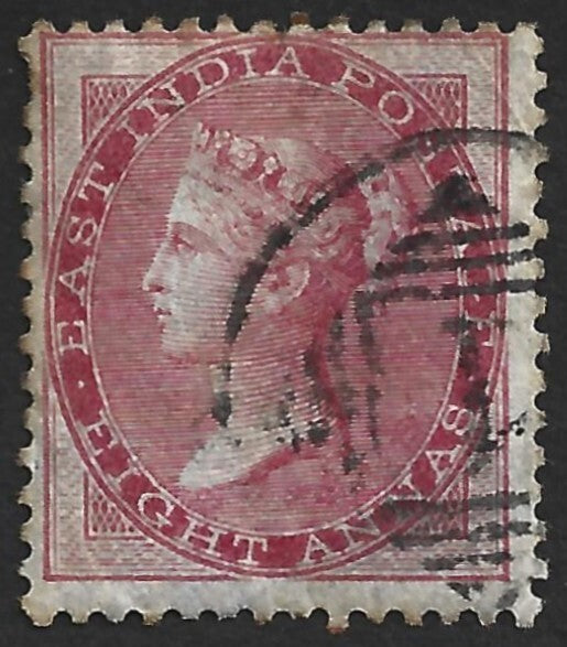 (AOP) India QV 1856-64 2a dull pink used Type X. SG 48  £45
