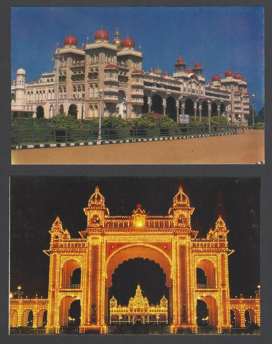 AOP India MAGNIFICENT VIEWS OF MYSORE packet of 10 picture postcards