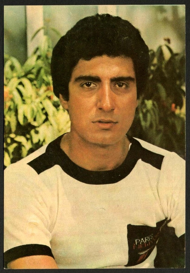 AOP India Bollywood vintage postcard RAJ BABBAR