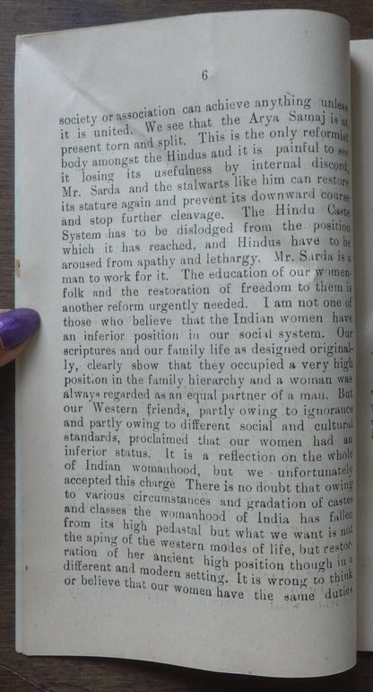 India 1944 Hindu Mahasabha booklet 2nd DICTATOR HYDERABAD etc