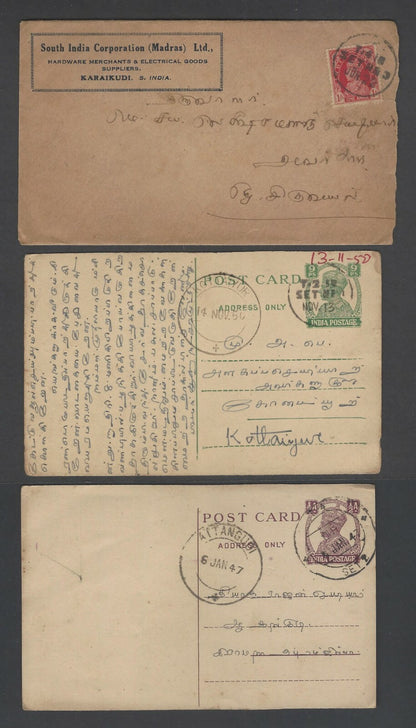 India pre Independence POSTAGE DUE covers (10)