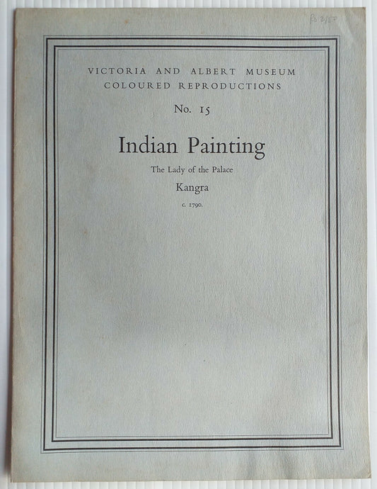 Victoria Albert Museum Indian Painting print The Lady of the Palace in a folder
