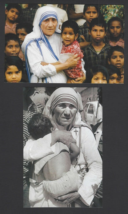 India 2016 Canonization Mother Teresa set 9 official cards used FD