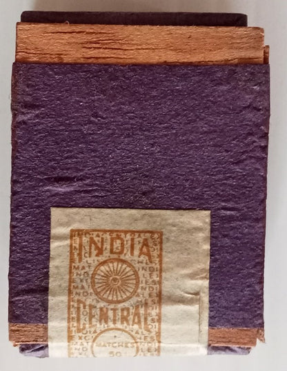 India vintage matchbox SANGU