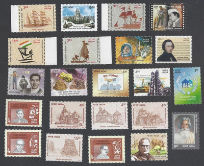 AOP India 2001 Year Set MNH