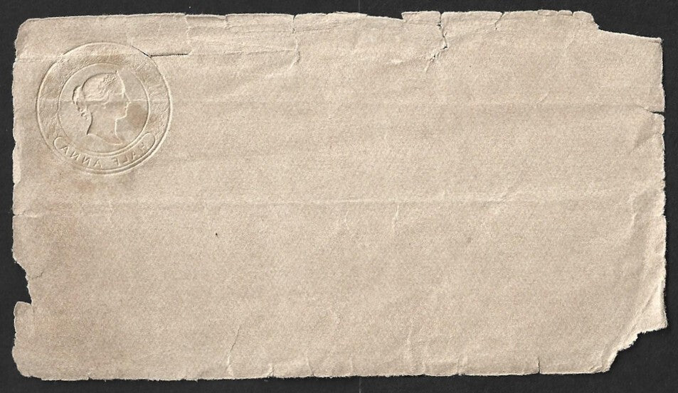 AOP India QV env fragment canc sc "M.O.RAWALPINDI/R.S./19 NO 99/O.  30"
