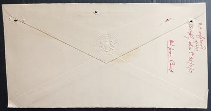 AOP India 1913 OHMS env to Madho Singh Maharaja of Jaipur