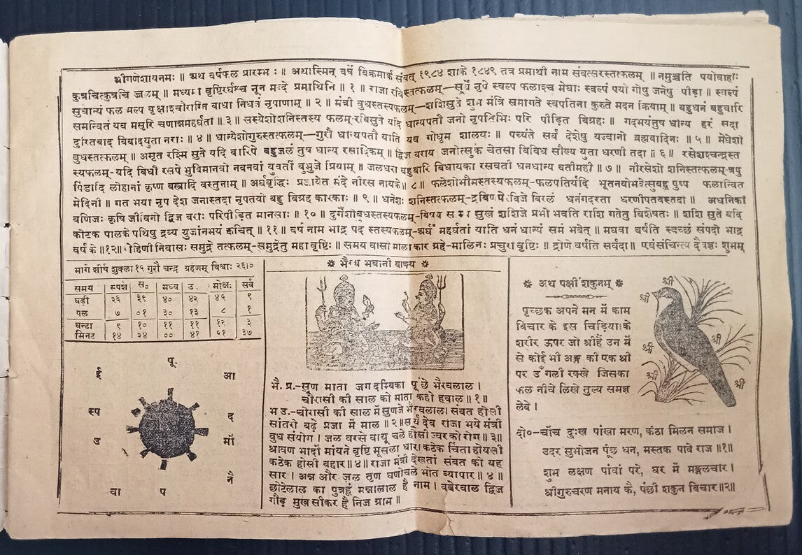 AOP IMT India Panchang with interesting illustration 