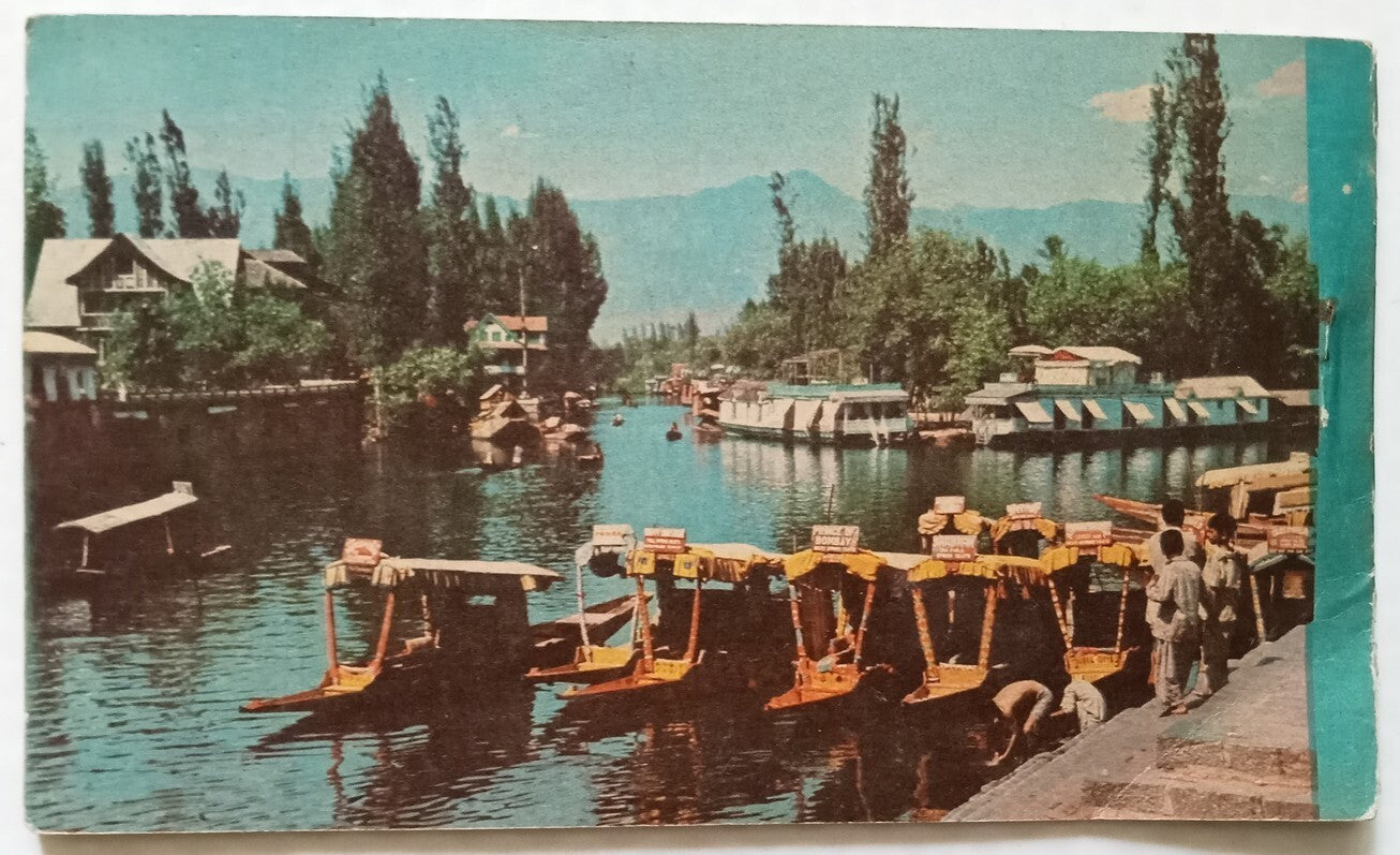 (AOP) India - Jammu and Kashmir vinatage booklet of 10 postcards