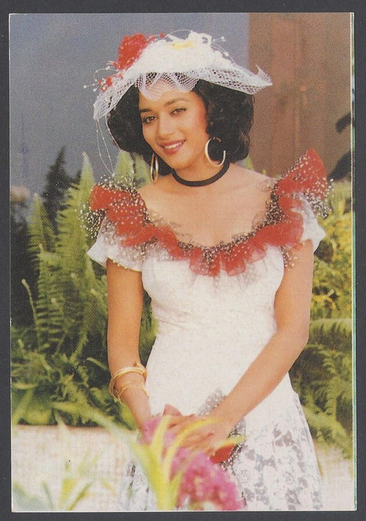 AOP India Bollywood MADHURI DIXIT vintage postcard