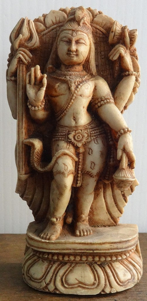 India vintage statue Lord Shankar 2  x 6 inches
