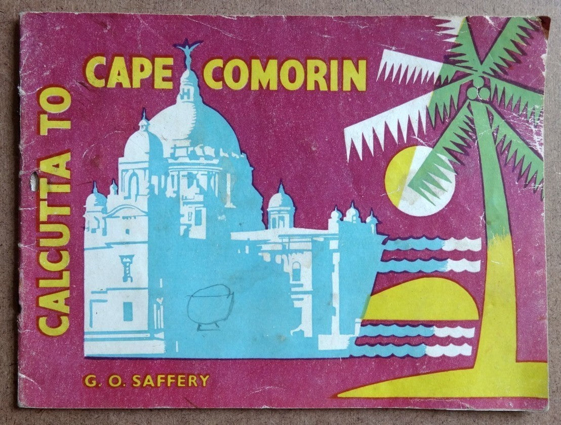 India - Calcutta to Cape Comorin vintage motorng book by DUNLOP