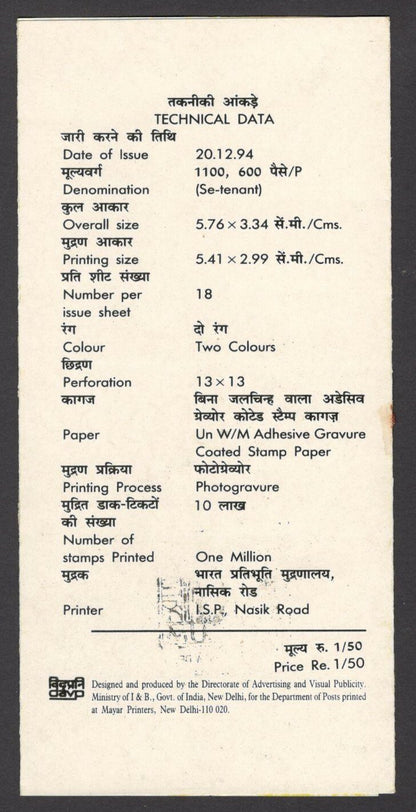 India 1994 The Baroda Museum used brochure 