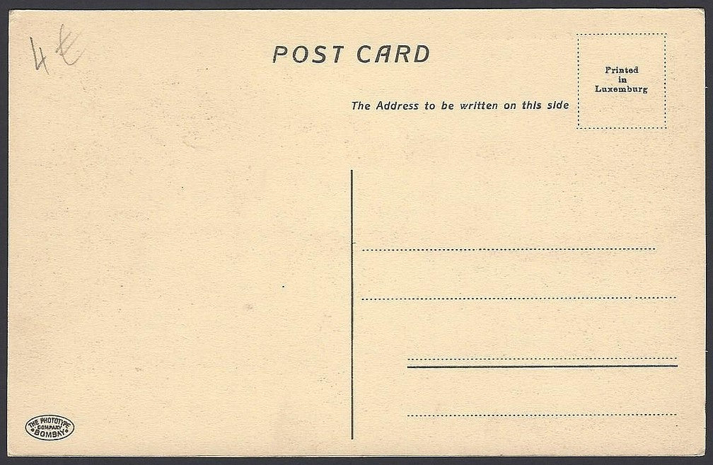 India MATHERAN View from One Three Hill vintage postcard
