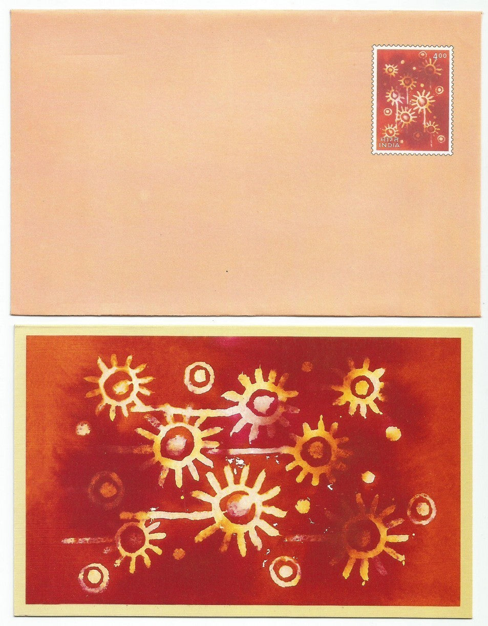 India 21 diff prepaid 4R envelopes issues all with matching greeting cards