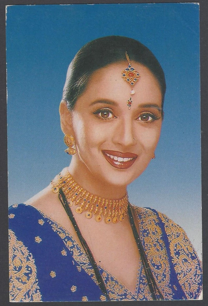 AOP India vintage Bollywood postcard MADHURI DIXIT