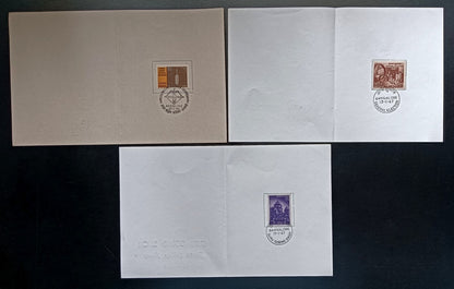 India 1966-68 Special Postage stamp first day folders (6)