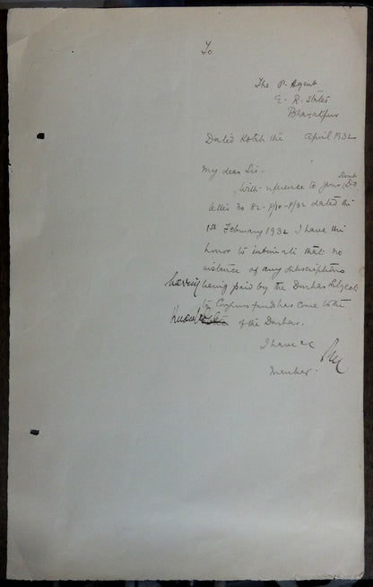 India 1931 CIVIL DISOBEDIENCE MOVEMENT inquisition documents