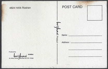 AOP India Bollywood vintage postcard - HRITHIK ROSHAN