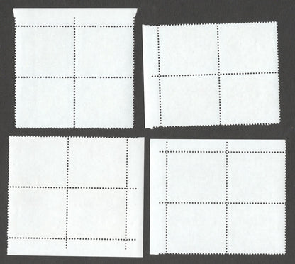 AOP India 2009 Greetings set of 3 blocks of 4 MNH