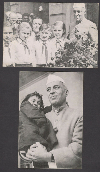 India 1963 Nehru Memorial postcards (6)