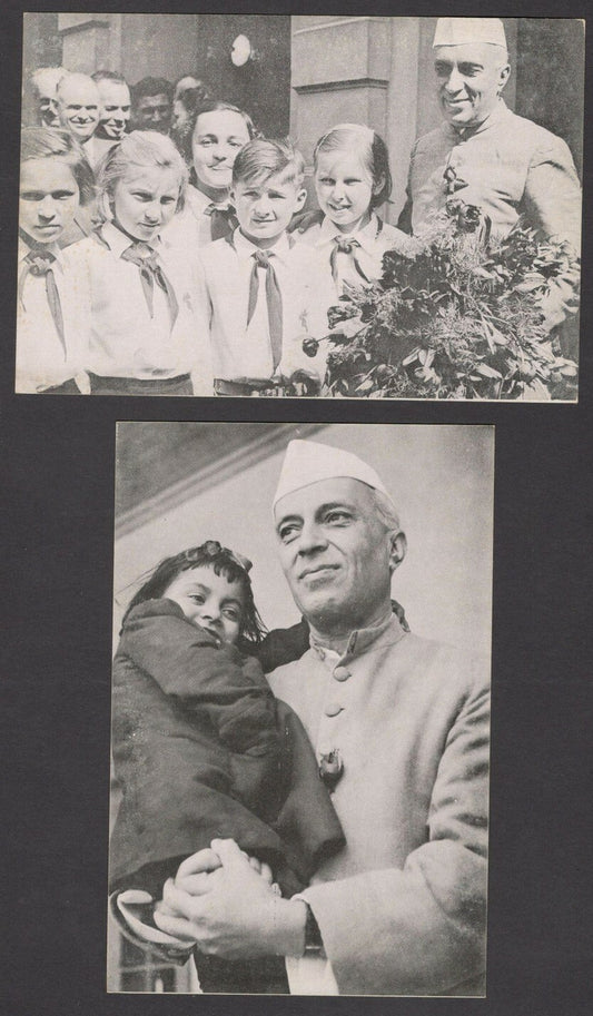 India 1963 Nehru Memorial postcards (6)