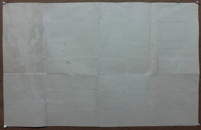 India 1954 Survey Map of the proposed NASIYAN COLONY Gangapur 22” x 35”