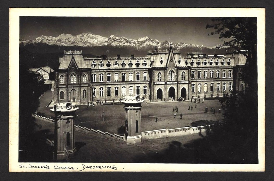 India St Joseph’s College Darjeeling vintage rppc