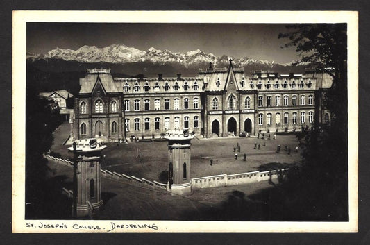 India St Joseph’s College Darjeeling vintage rppc