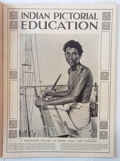 INDIAN PICTORAL EDUCATION 1929.30 Voll.1 No.3 Malabar, Moplah, Buick