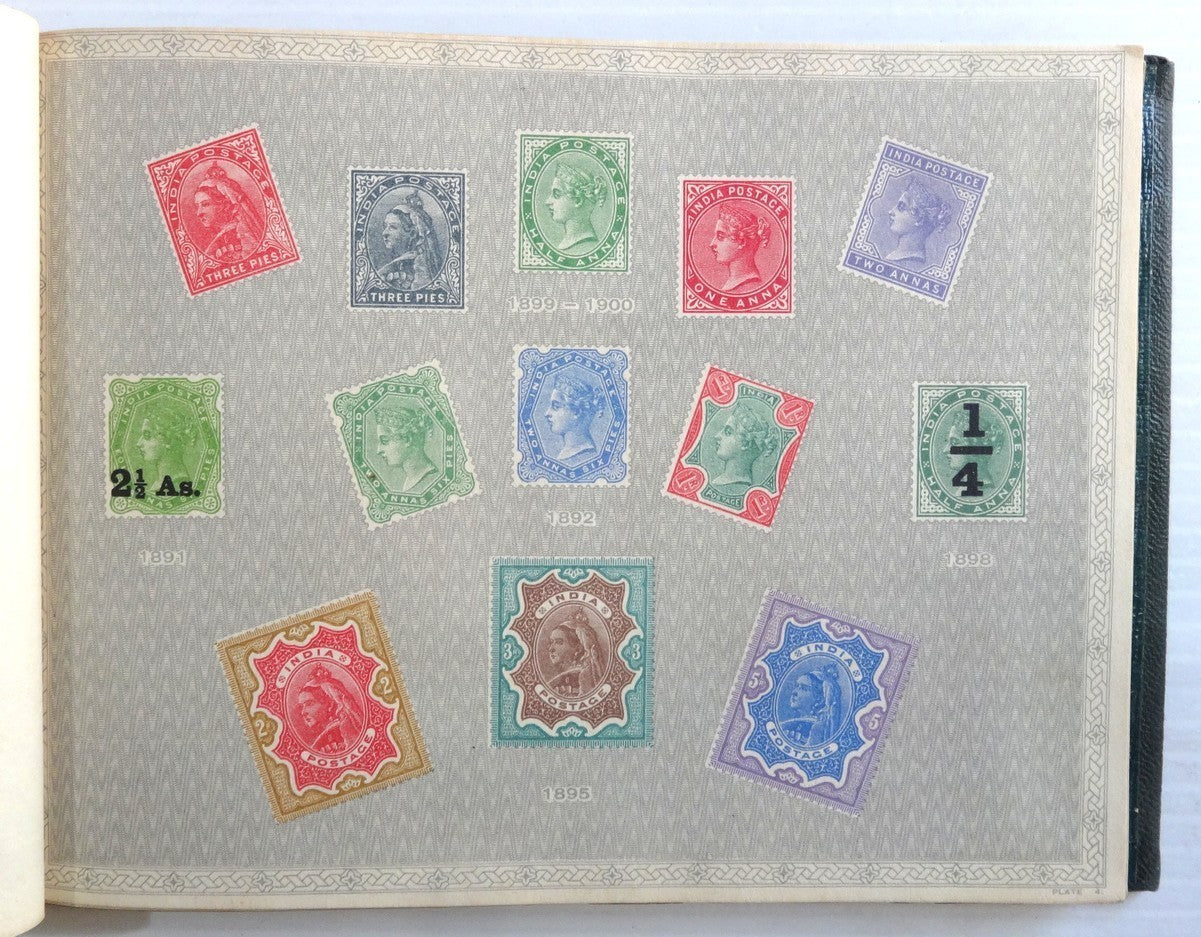India 1954 Stamp Centenary SOUVENIR ALBUM reproducing all stamps of the century