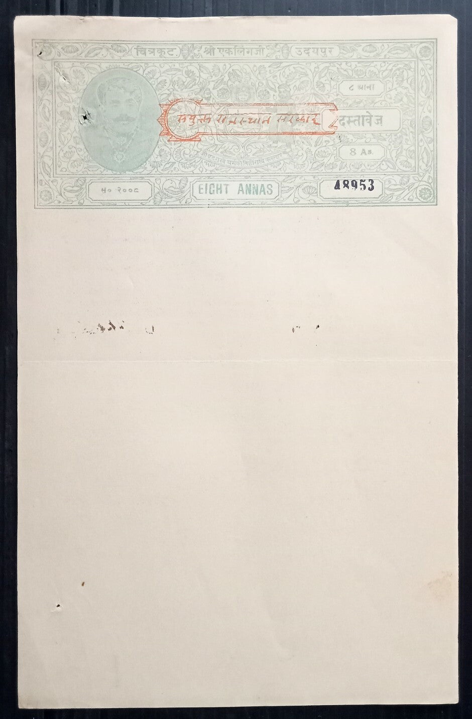  AOP India Udaipur State stamp papers collection (4) 