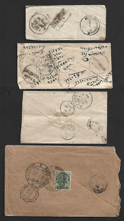 AOP India 1870s-1934 postage due covers (10)