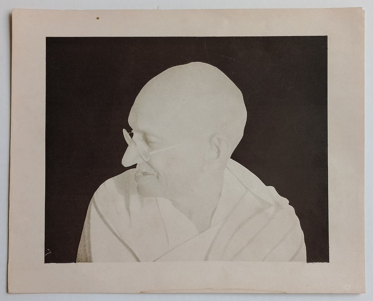 AOP India vintage poster MAHATMA GANDHI 7x9 inches