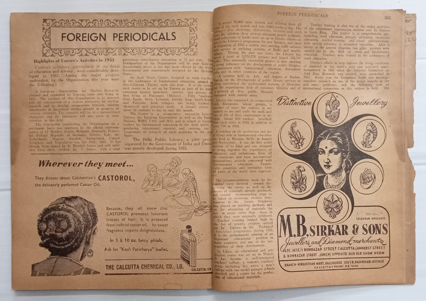 AOP India MODERN REVIEW April 1954 The Gentle Art of Bluffing