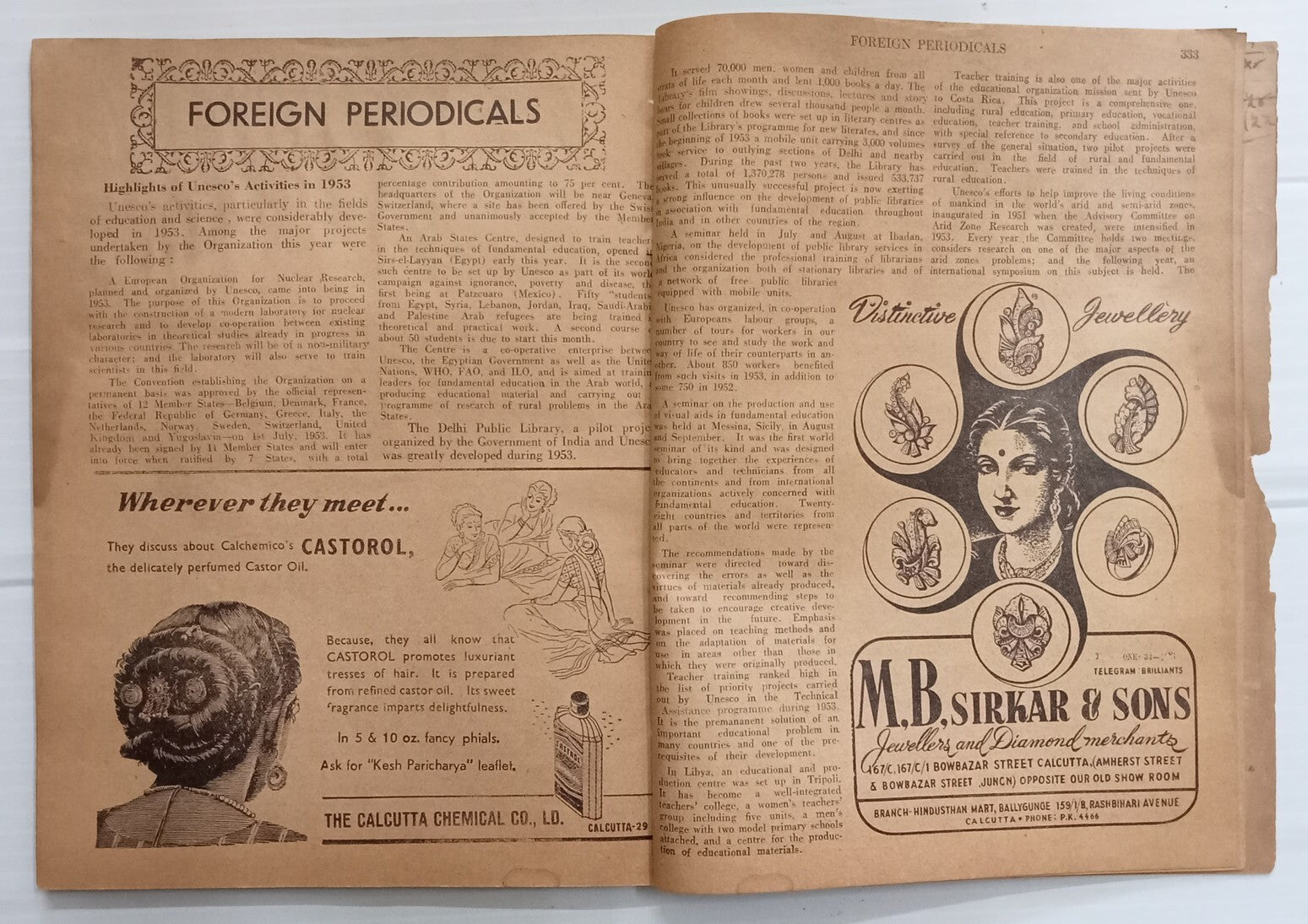 AOP India MODERN REVIEW April 1954 The Gentle Art of Bluffing