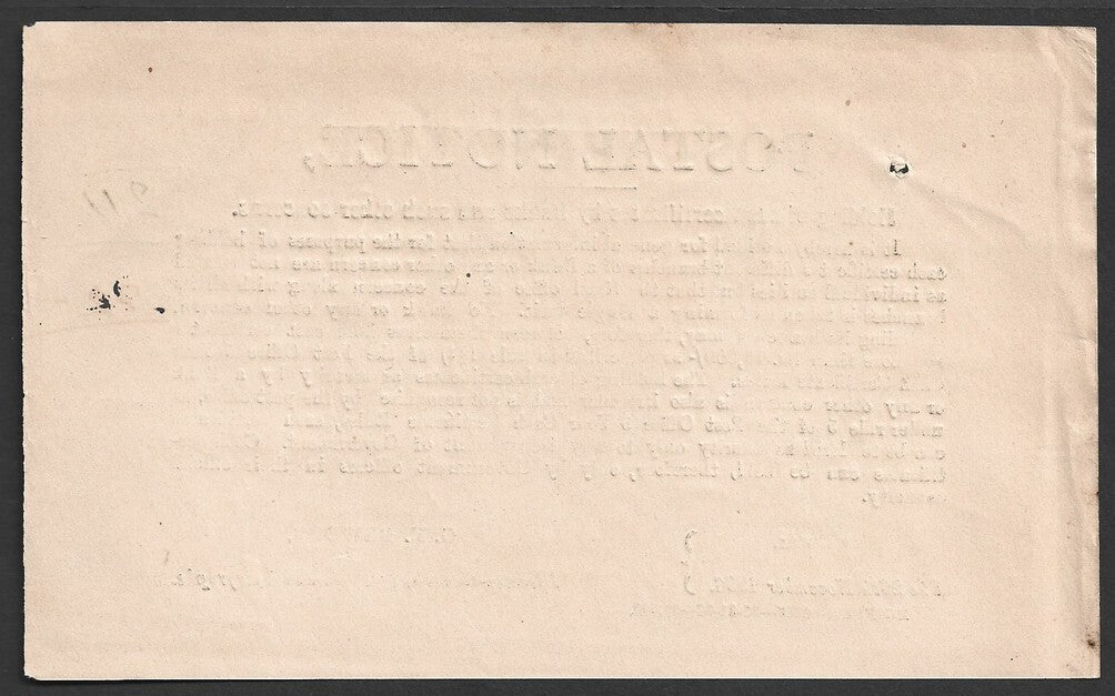 India POSTAL NOTICE 26th Nov.1936 Holding of Cash Certificates