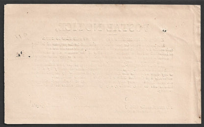India POSTAL NOTICE 26th Nov.1936 Holding of Cash Certificates