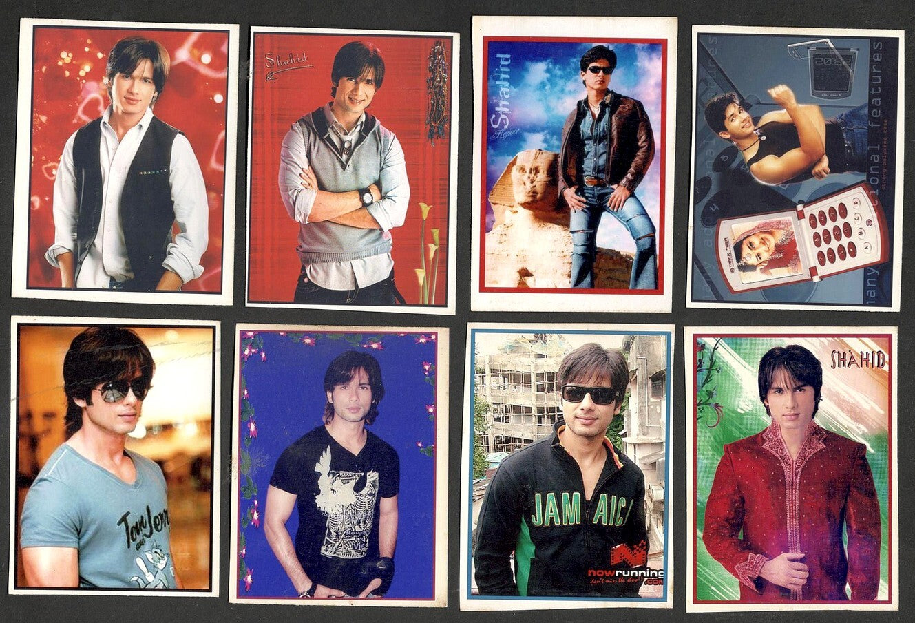 AOP India Bollywood pocket calendars & cards SHAHID KAPOOR (8)