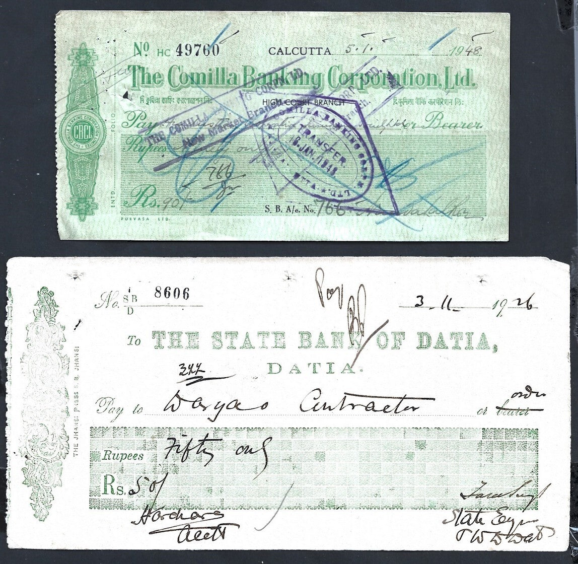 India & States cheques collecion (36)