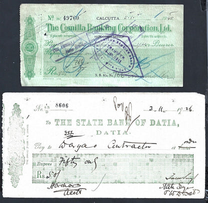 India & States cheques collecion (36)