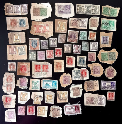 India pre 1947 on & off paper accumulation (200+ stamps)