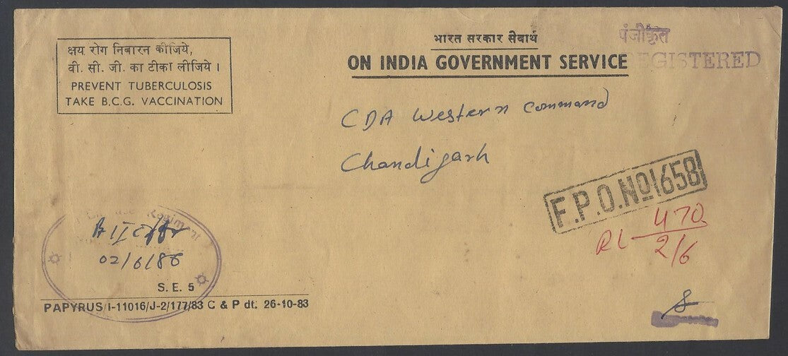 AOP India registered FPO covers 19080s (10)