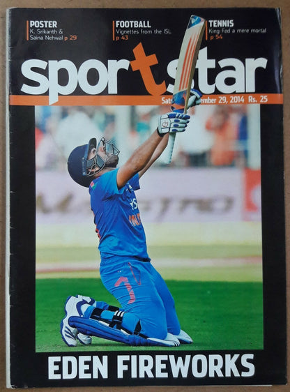 India Sports Star 2013-2014 with much Cricket coverage (5 issues)