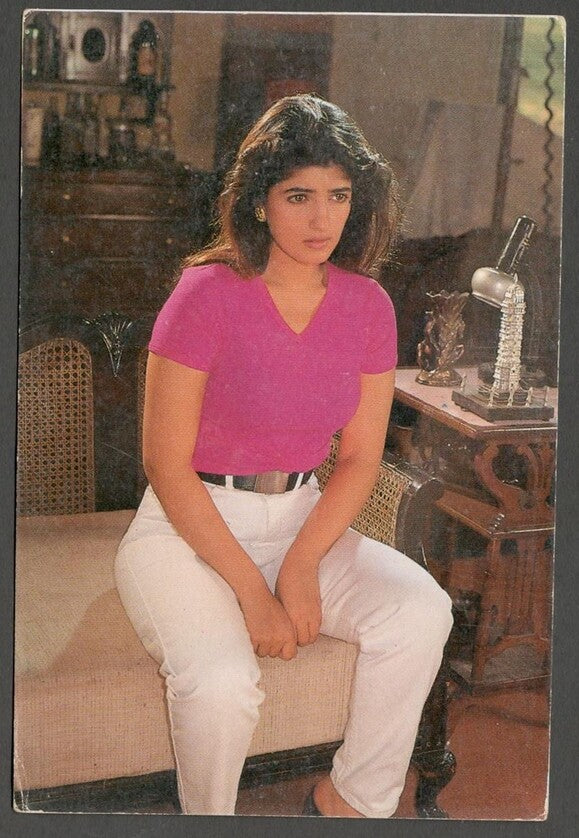 AOP India Bollywood vintage postcard TWINKLE KHANNA