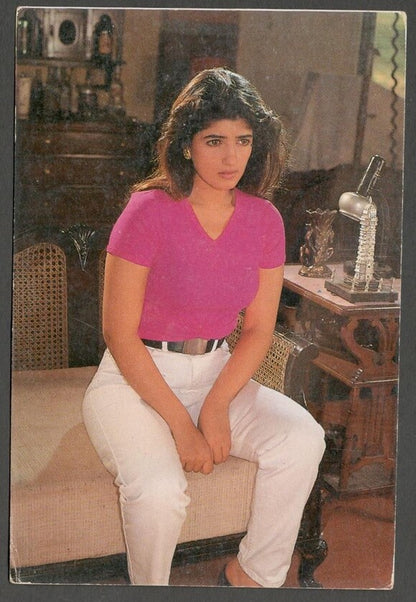 AOP India Bollywood vintage postcard TWINKLE KHANNA