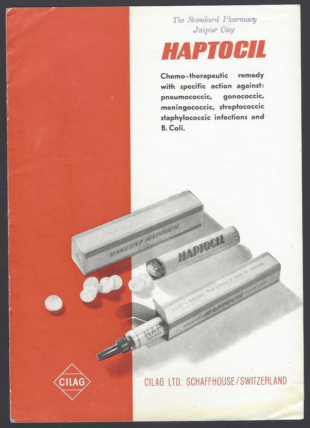 India 1940s to 1950s CILAG medical advertisement brochures (14) ZAZ