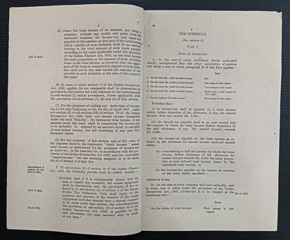 India 1947 ABOLITION OF SALT TAX etc. BILL (to be indroduced) - 10 pages