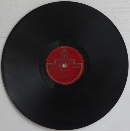 India Odeon 78rpm record Flute Instrumental by Badri Prasad